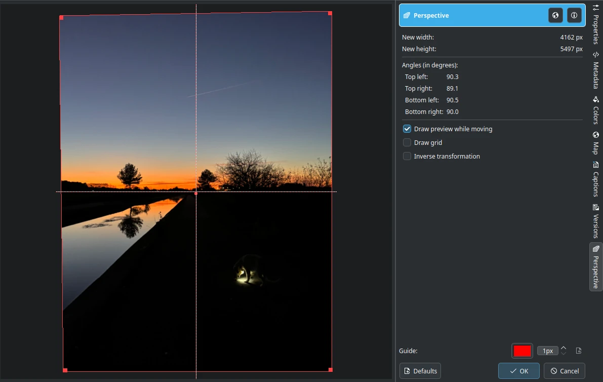 Perspective Adjustments Plugin