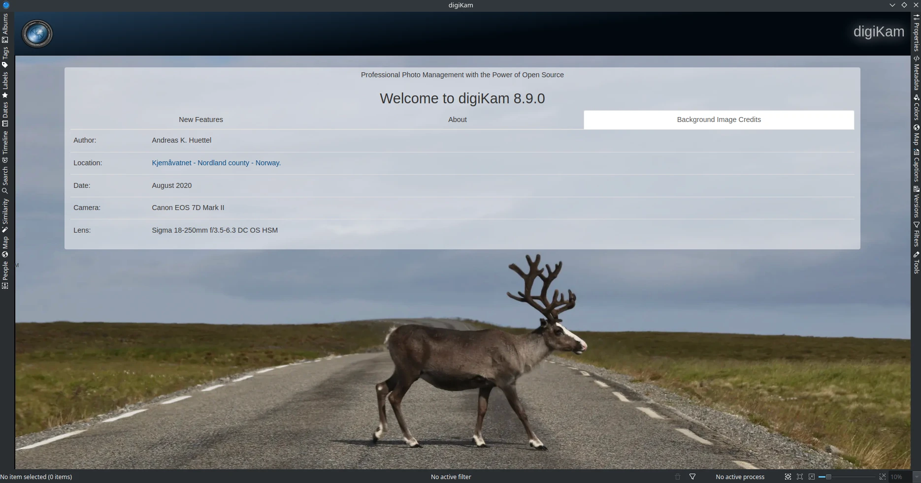 digiKam Welcome Image