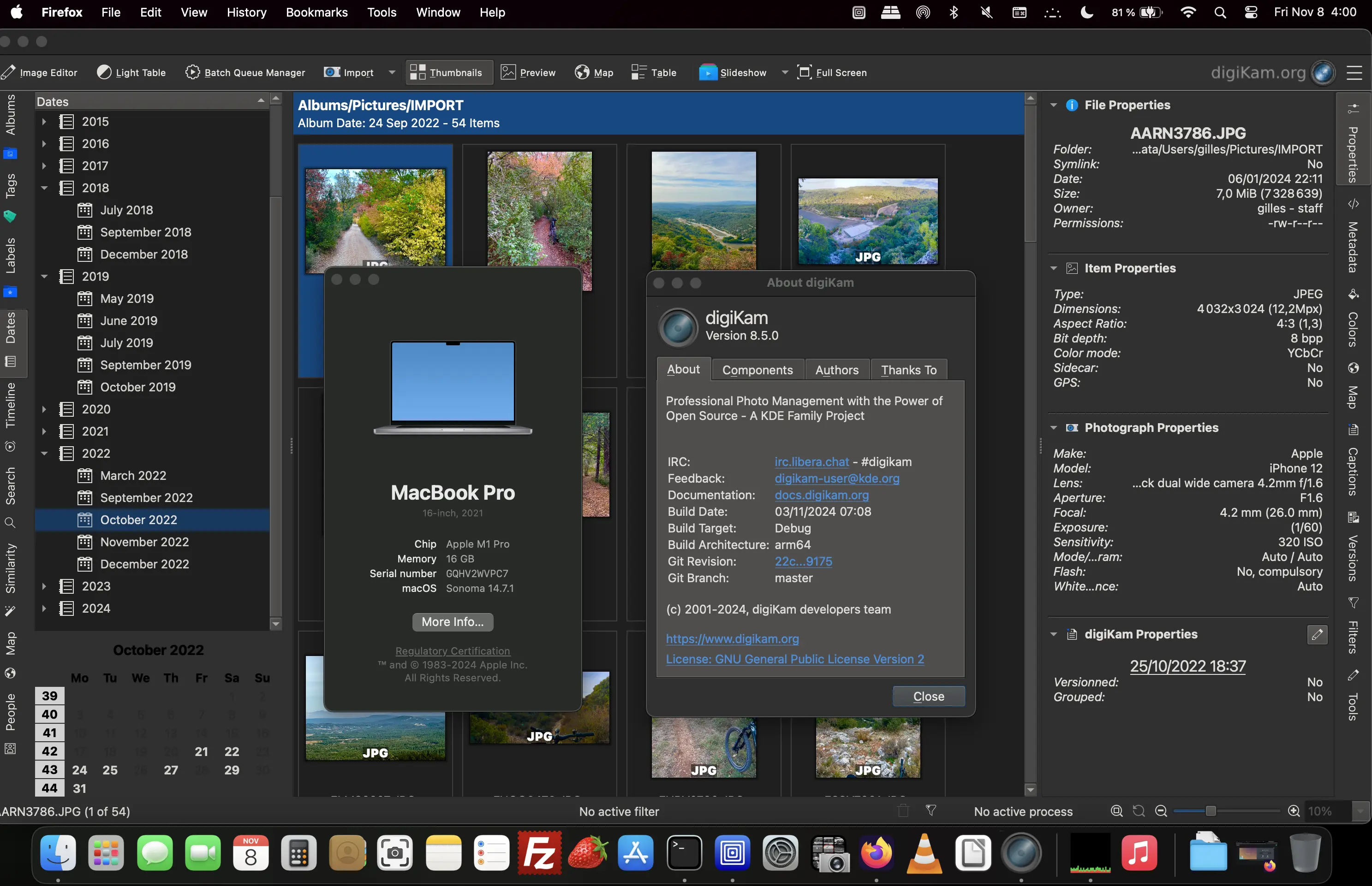 Native Apple Silicon Version of digiKam 8.5.0