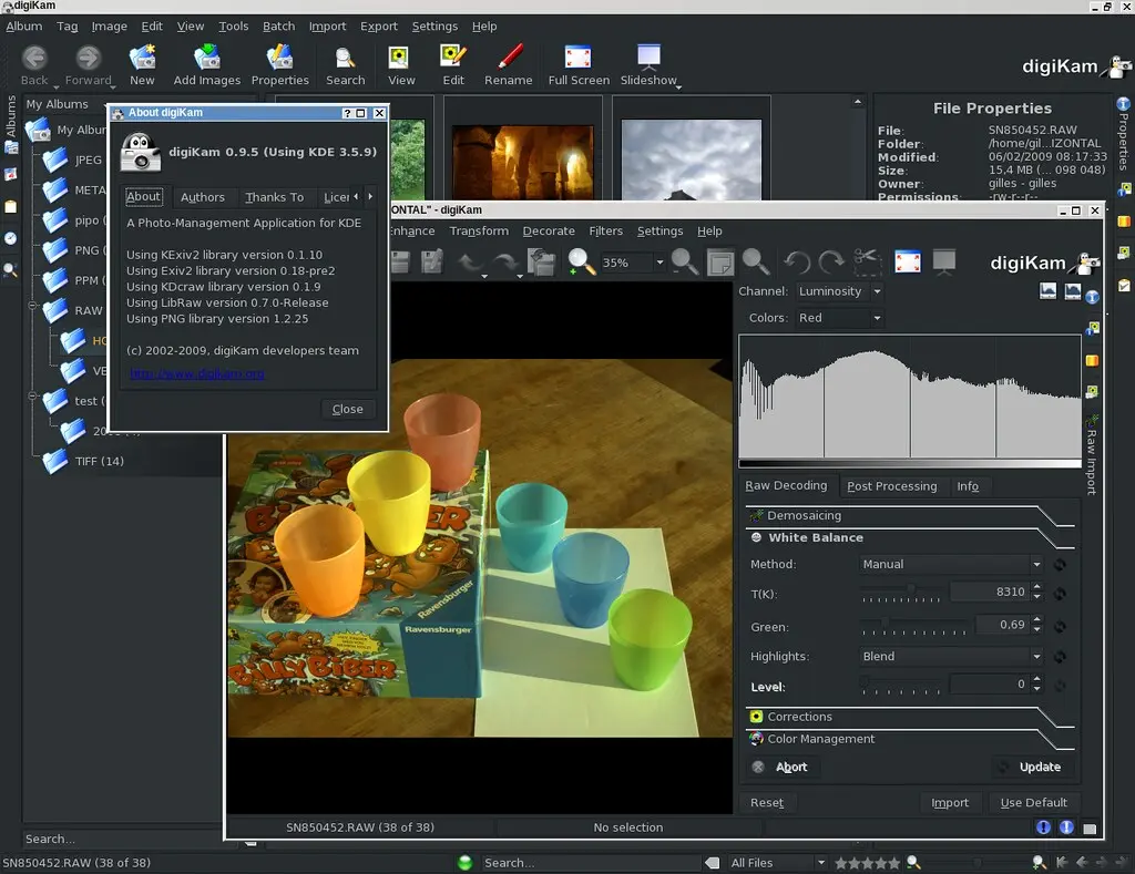 digikam0.9.5