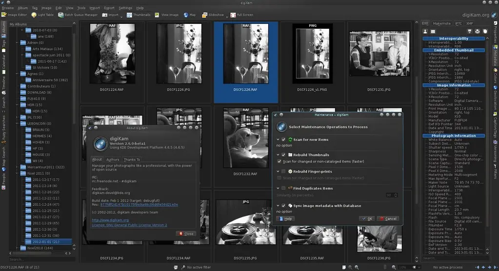 digiKam-maintenance