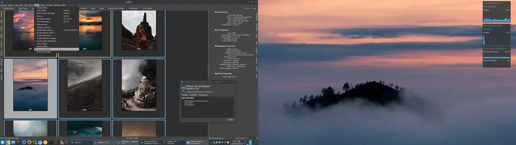 The Set as Wallpaper Plugin in Action