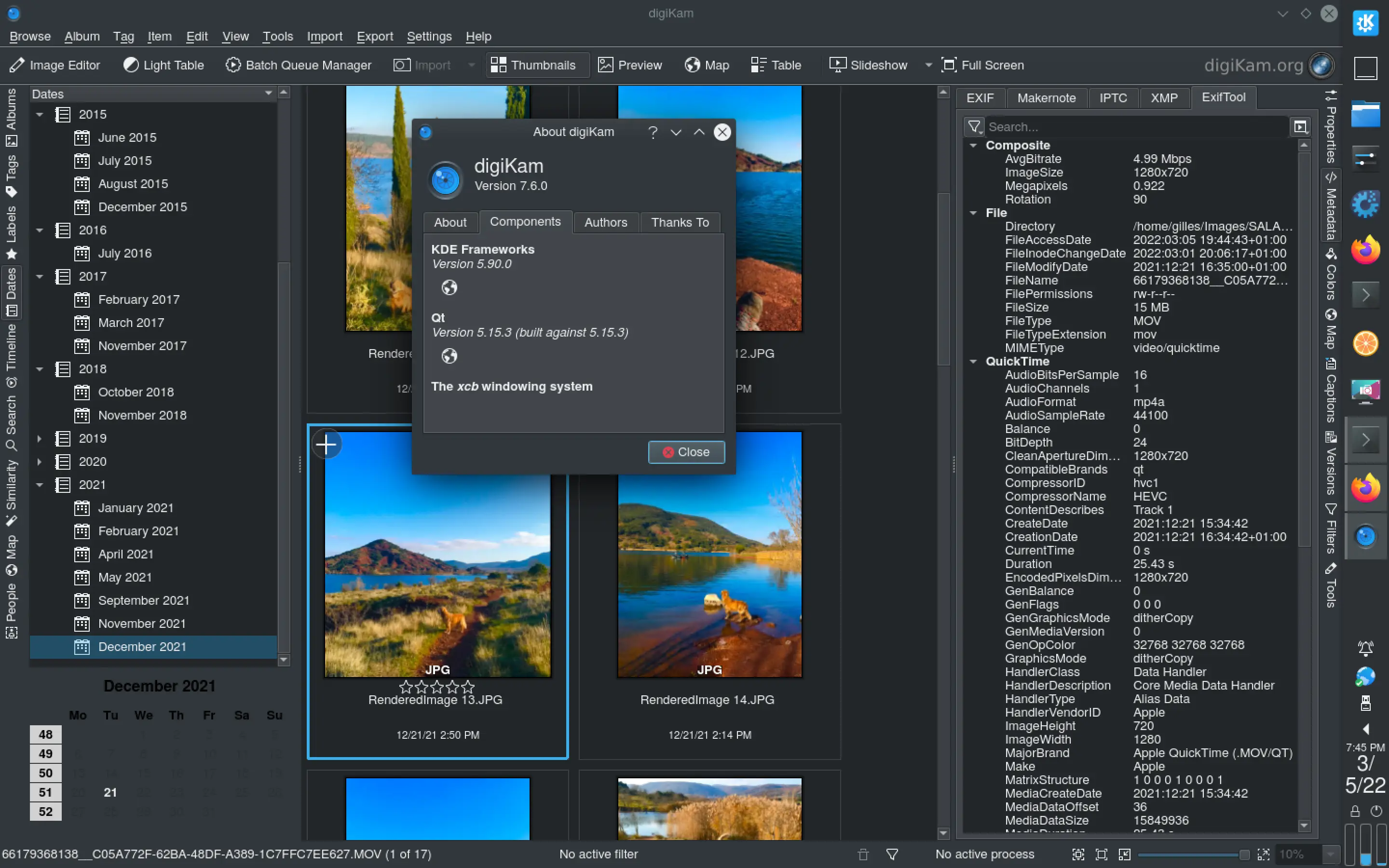 digiKam 7.6.0 AppImage using Qt 5.15 LTS