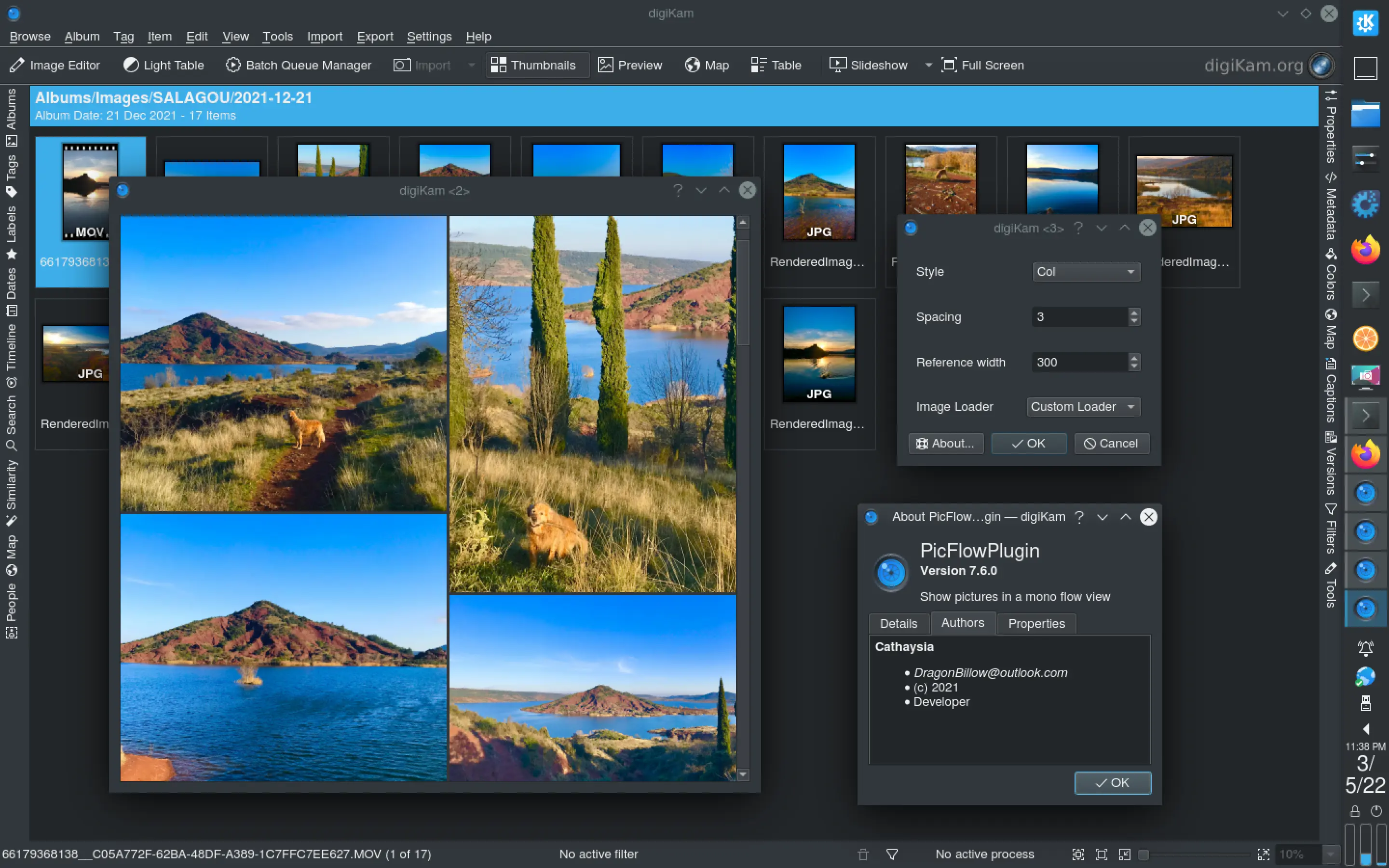 New Flow-View Plugin for digiKam 7.6.0