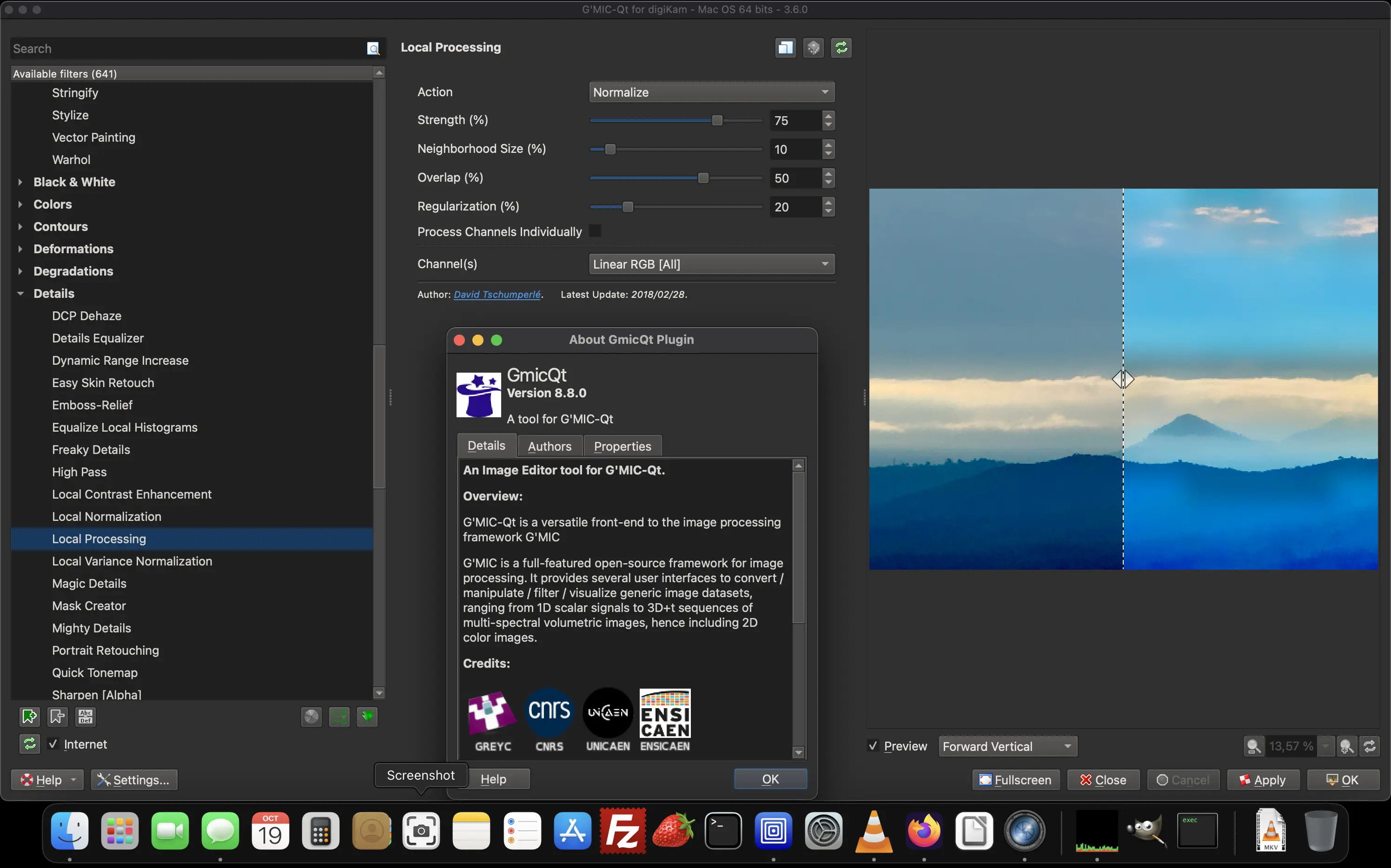G’MIC-Qt plugin in digiKam 8.8.0